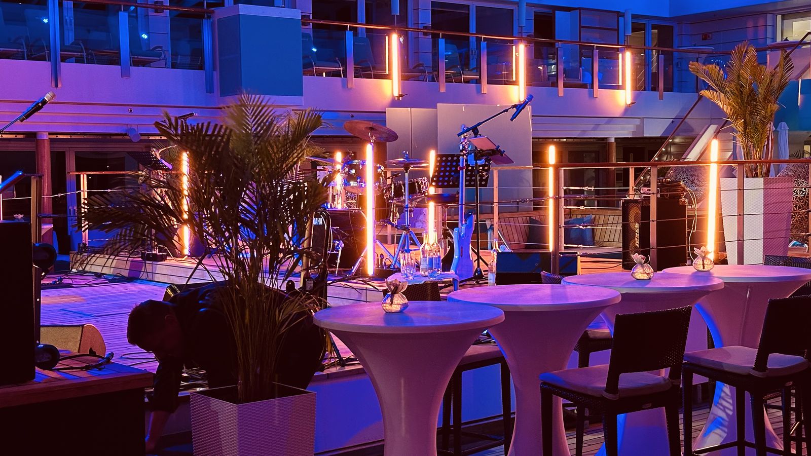 The Jetset Society live bei einer Gala in Wien