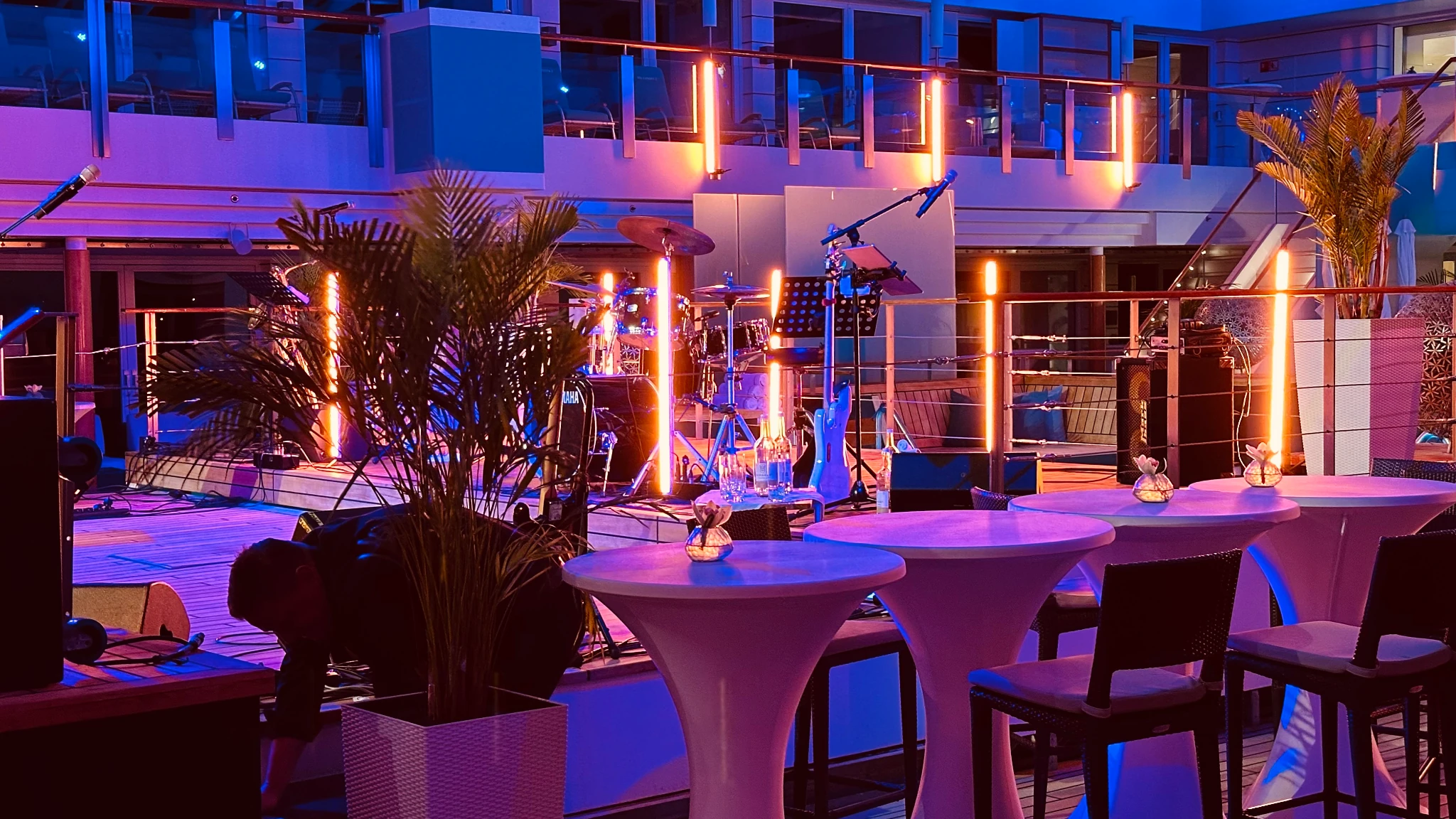 The Jetset Society live bei einer Gala in Wien